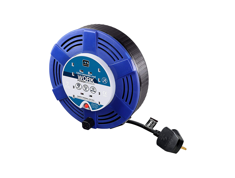A photo of 12m 13A Electrical Extension Cassette Reel for hire in London