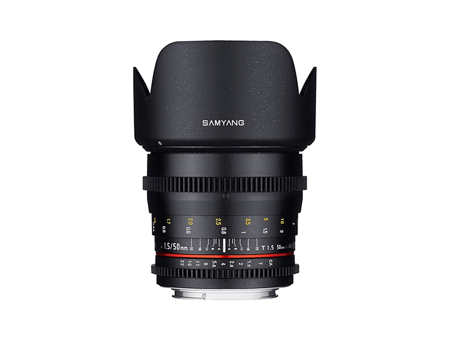 A photo of Samyang 50mm T1 5 VDSLR AS UMC for hire in London