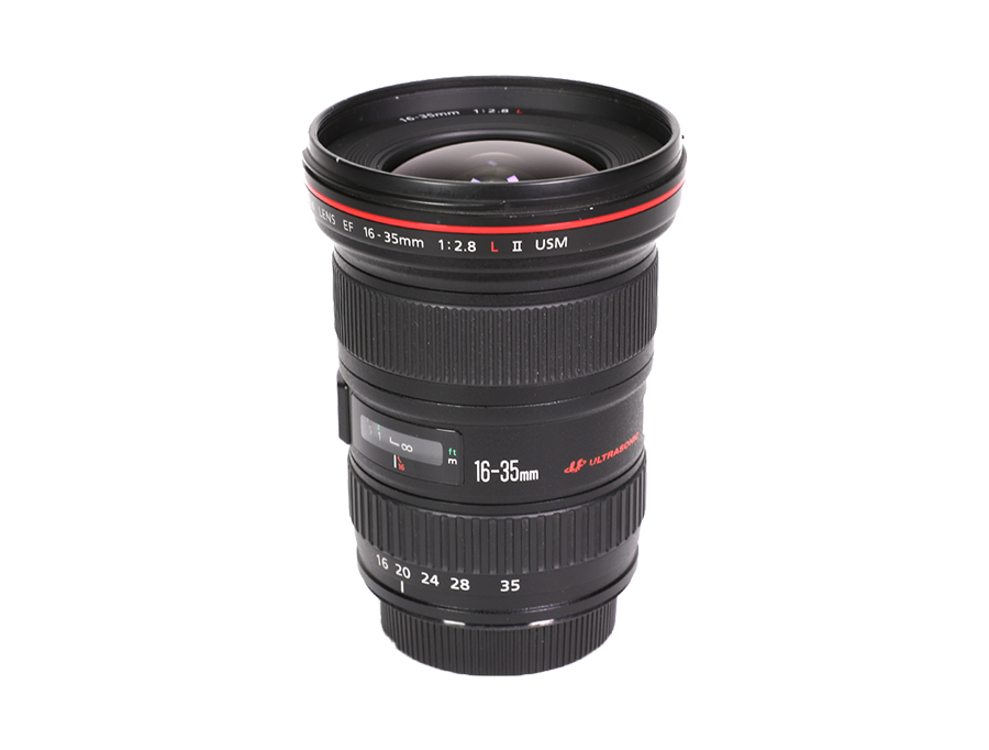 A photo of Canon EF 16 35mm f2 8 L MKII USM for hire in London