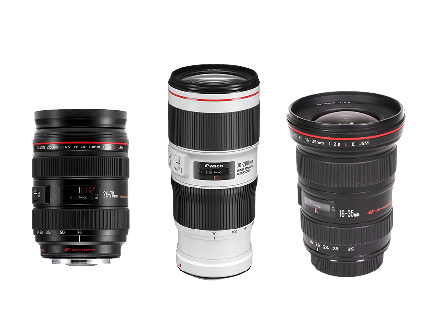 A photo of Canon L Series EF Zoom Lens Set for hire in London