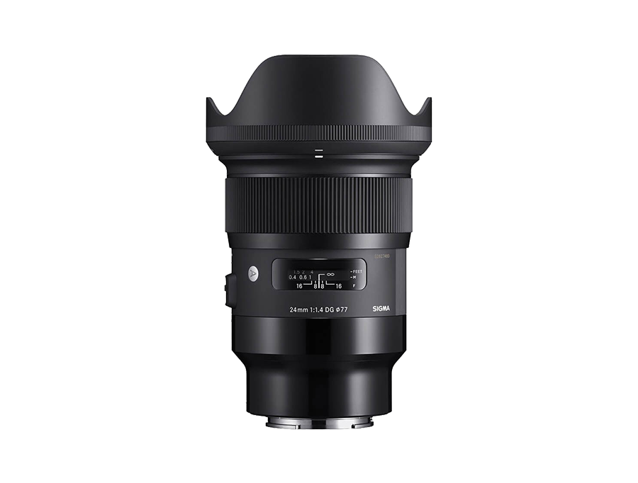 A photo of Sigma 24mm f1 4 DG HSM Art for hire in London