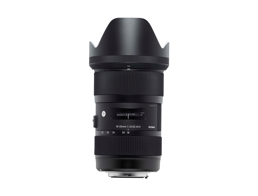 A photo of Sigma 18 35mm f 1 8 DC HSM Art for hire in London