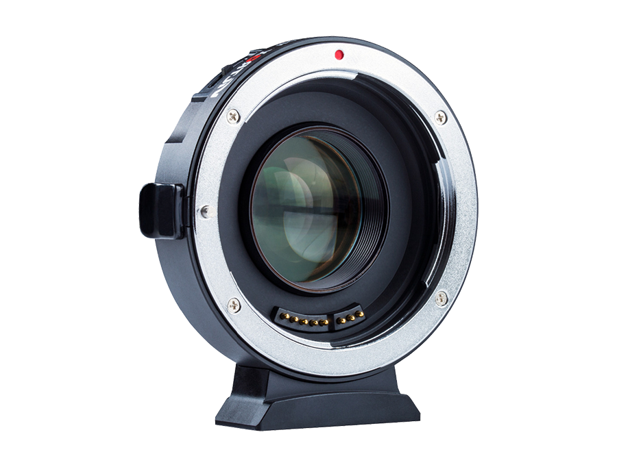 A photo of Viltrox EF M2 EF to MFT Speed Booster 0 71x Lens Adapter for hire in London