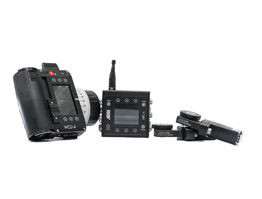 A photo of ARRI WCU 4 3 Axis Wireless Lens Control Kit for hire in London